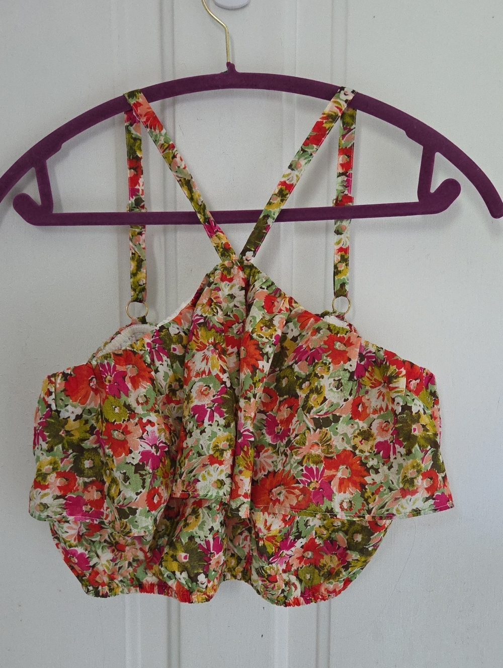 J. Crew Ruffle Halter Top - Picture 3 of 9